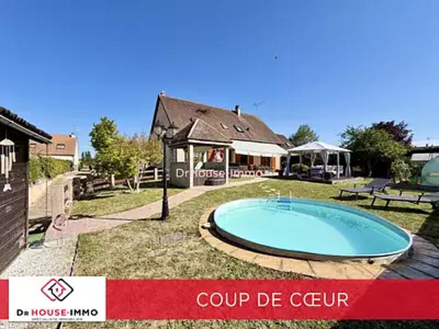 Villemandeur 45700 Achat / Vente maison 7 pièces t7 piscine terrasse