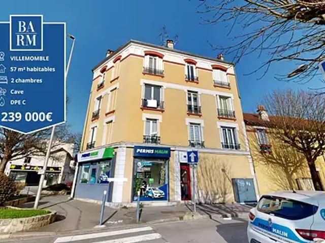 Villemomble 93250 Achat / Vente appartement 3 pièces t3