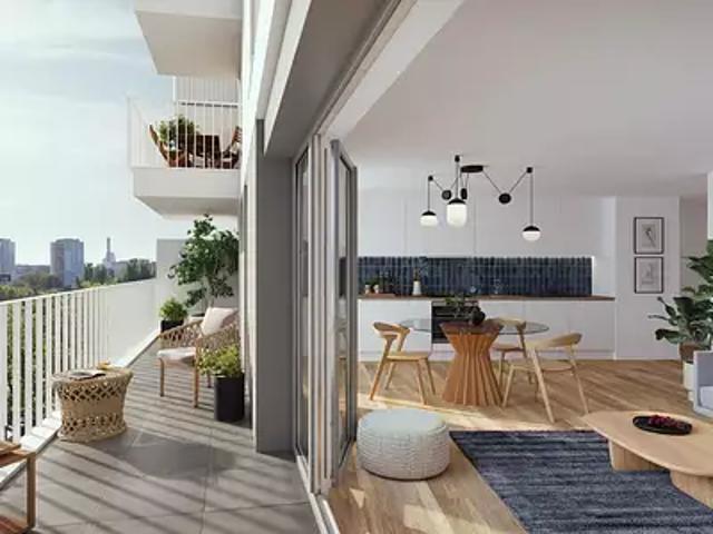 Villeneuve la Garenne 92390 Programme neuf appartement neuf à vendre t3 LMNP HQE TVA 5,5%