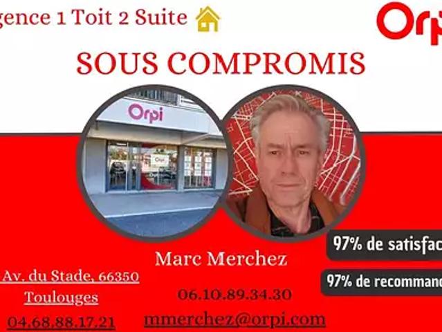 Villeneuve la Rivière 66610 Achat / Vente maison 4 pièces t4 jardin terrasse