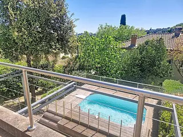 Villeneuve lès Avignon 30400 Achat / Vente maison 4 pièces t4 au dernier étage piscine