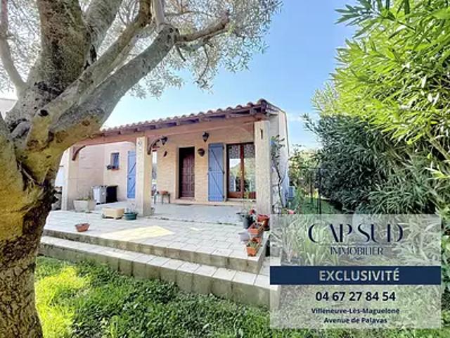 Villeneuve lès Maguelone 34750 Achat / Vente maison 4 pièces t4 terrasse parking