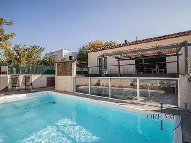 Villeneuve lès Maguelone 34750 Achat / Vente maison 5 pièces t5 piscine