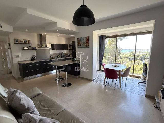 Villeneuve Loubet Hauts de Vaugrenier 3p vue mer