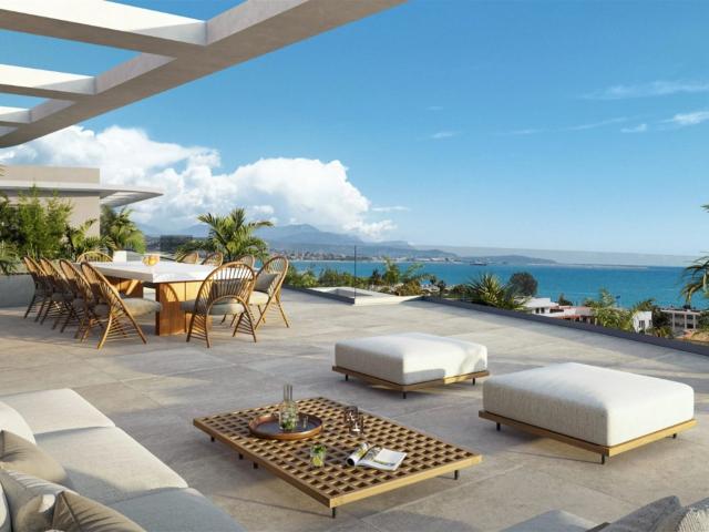 Villeneuve Loubet luxueux penthouse neuf avec vue mer à 2. 123m² Villeneuve Loubet