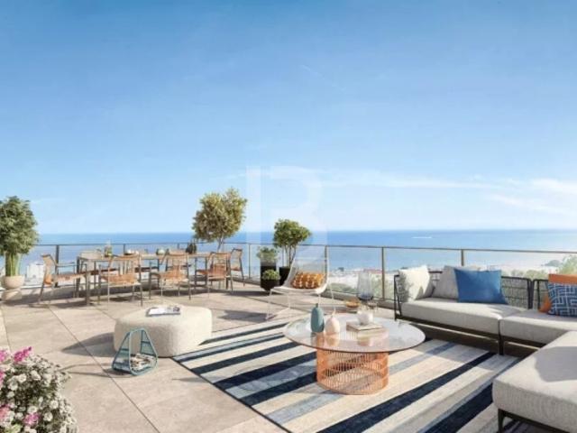 Villeneuve Loubet, Penthouse 4 pièces avec Terrasse de 180m², Bassin de Nage et Vue Mer