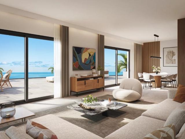 VILLENEUVE LOUBET Plage Côte d'Azur vente appartement 3 pièces neuf d'exception Vue mer