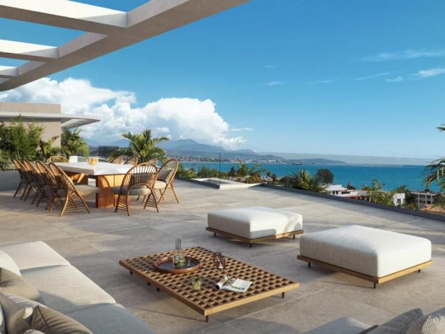 VILLENEUVE LOUBET Plage Côte d'Azur vente appartement 4 pièces neuf d'exception Dernier étage Vue mer