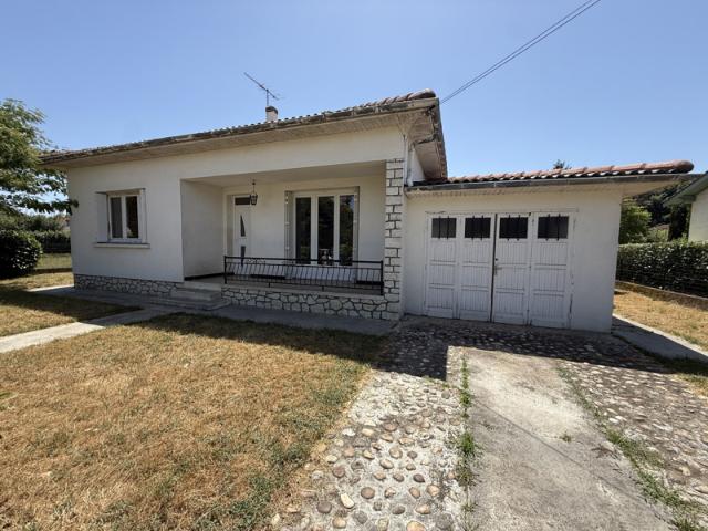 VILLENEUVE SUR LOT, maison F3 avec garage sur une parcelle d