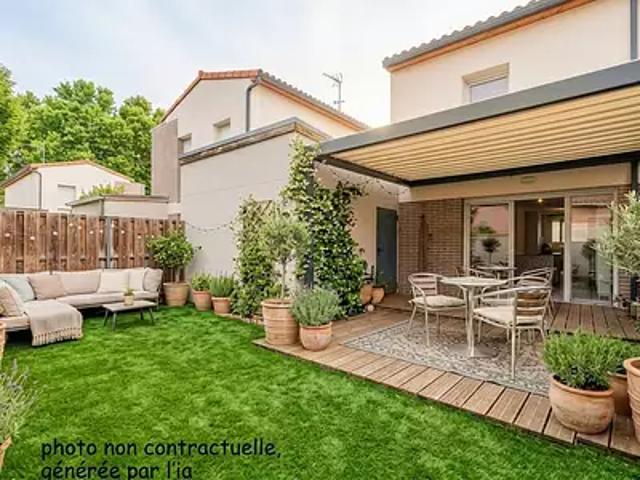 Villeneuve Tolosane 31270 Achat / Vente maison 3 pièces t3 terrasse cave