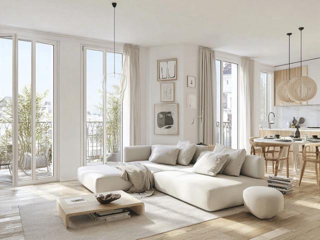 Villennes sur Seine – 4 pièces avec balcon et parkings