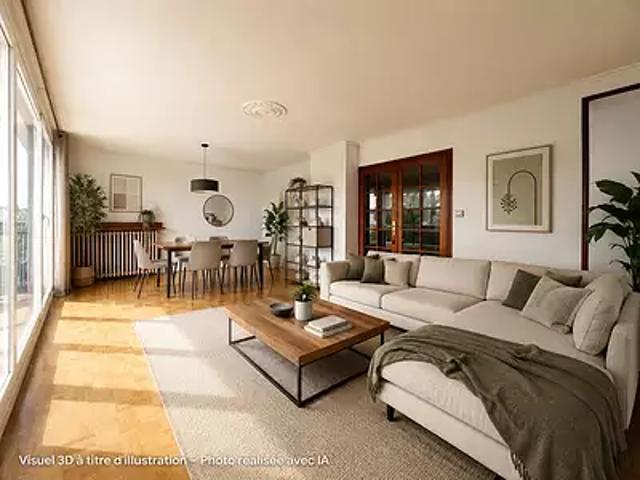 Villebon sur Yvette 91140 Achat / Vente appartement 3 pièces t3 au dernier étage cave
