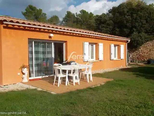 Villecroze 83690 Achat / Vente maison 4 pièces t4 parking