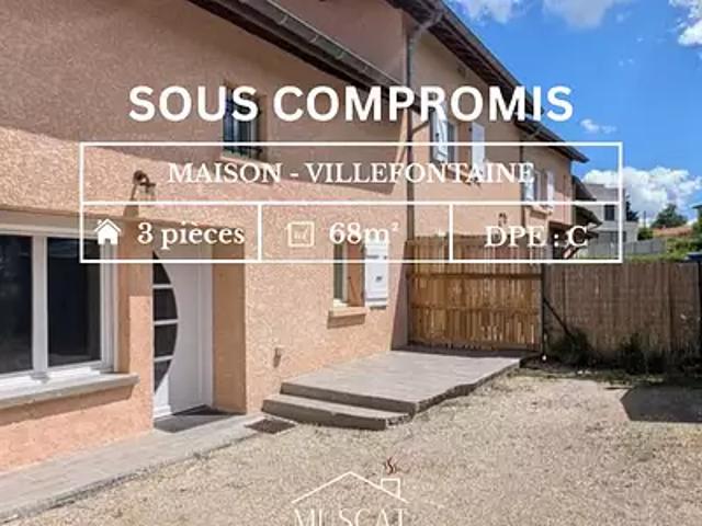 Villefontaine 38090 Achat / Vente maison 3 pièces t3