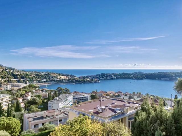 villefranche sur mer, villa contemporaine avec sublime vue mer