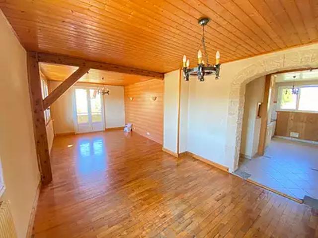 Villers le Lac 25130 Achat / Vente appartement 3 pièces t3 au dernier étage cave