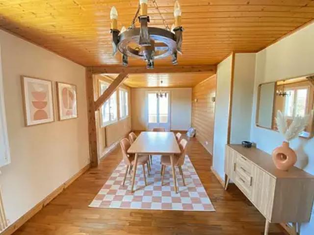 Villers le Lac 25130 Achat / Vente appartement 3 pièces t3 au dernier étage cave