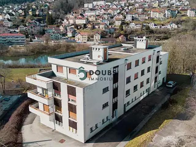 Villers le Lac 25130 Achat / Vente appartement 3 pièces t3 au dernier étage cave