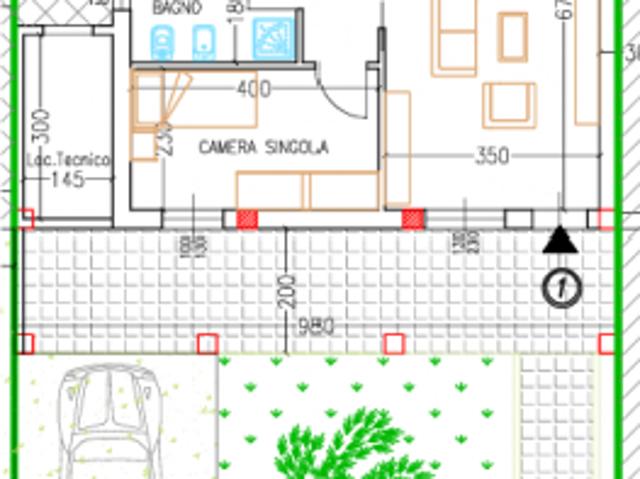 Villetta trifamiliare in vendita a Roselle Grosseto 70 mq Rif: 1356703