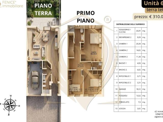 Villetta a schiera in vendita a Legnaro PD