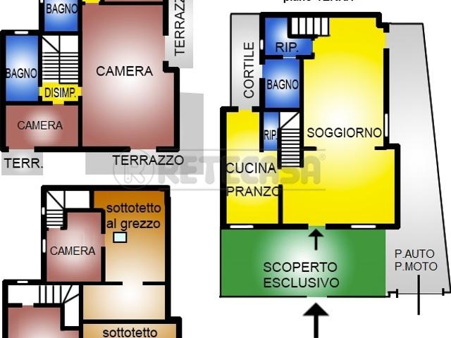 Villetta a schiera in vendita in via cesare riccioni 20, Viareggio