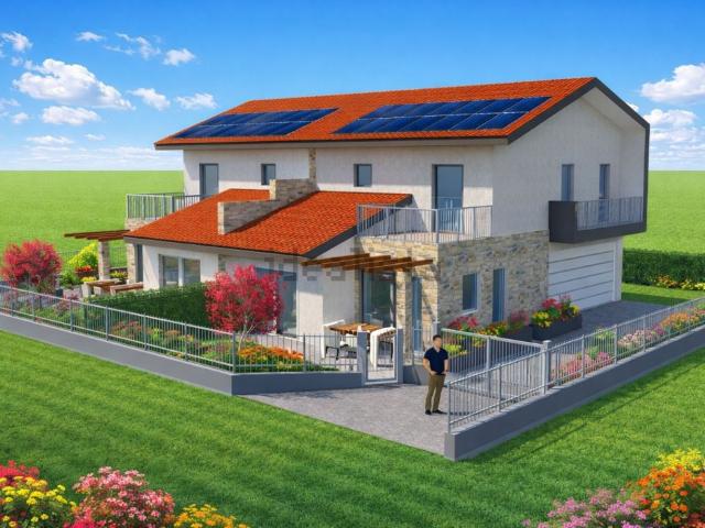 Villetta bifamiliare in vendita di 173 m² in Via Risorgimento