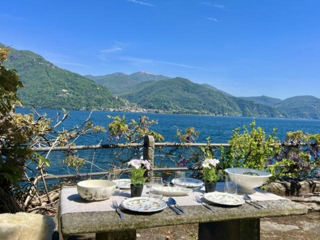 Villetta direkt am See mit eigenem Strand und Seezugang / Cannobio Italien