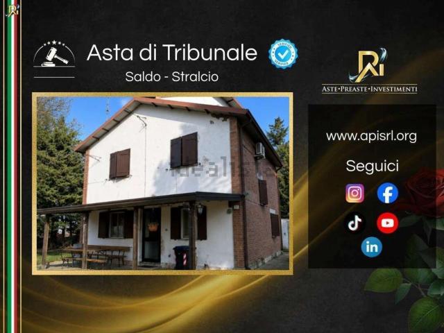 Villetta indipendente in vendita di 179 m² in Strada Jolanda Bonaglia, 12