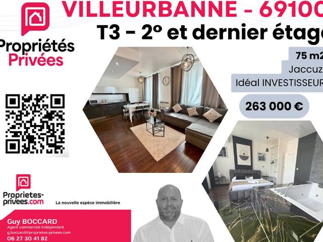 Villeurbanne Vente Appartement 69