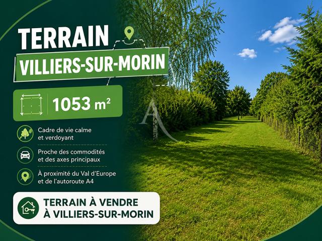 Villiers sur Morin Vente Terrain 77
