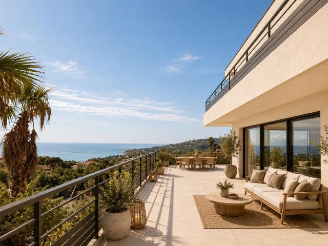 Villla Vue Mer Panoramique 7 Chambres Piscine Triple Garage. 538m² Les Issambres