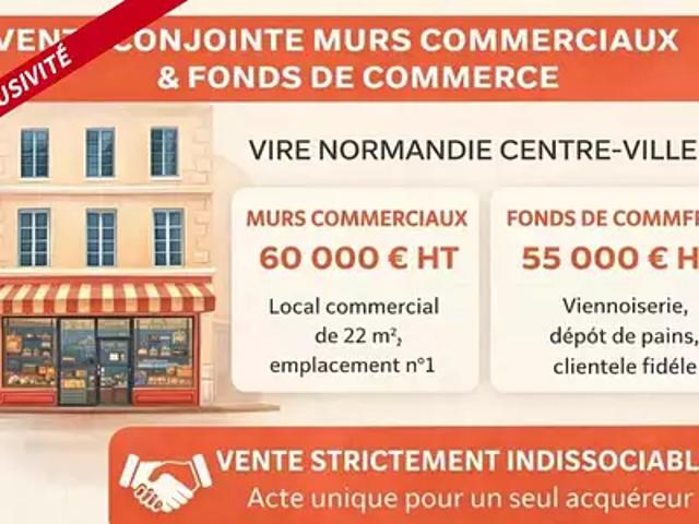 Vire Normandie 14500 Achat / Vente immeuble