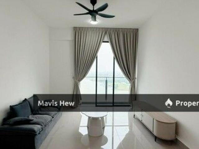 Vista Tiara Near JB Town/ CIQ/ 1 Carpark/ Seaview w Balcony/ Fully Funrished