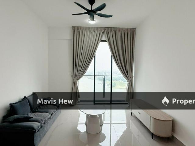 Vista Tiara Near JB Town/ CIQ/ 1 Carpark/ Seaview w Balcony/ Fully Funrished