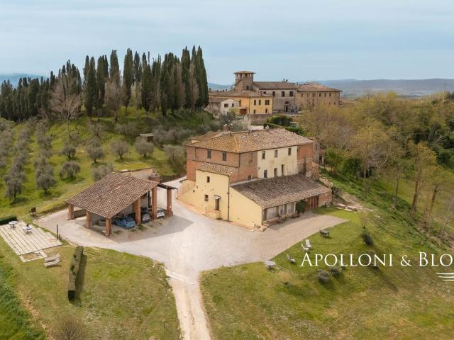Vista Siena Tenuta Di Campagna Ad Energia Solare Toscana 530m² Asciano