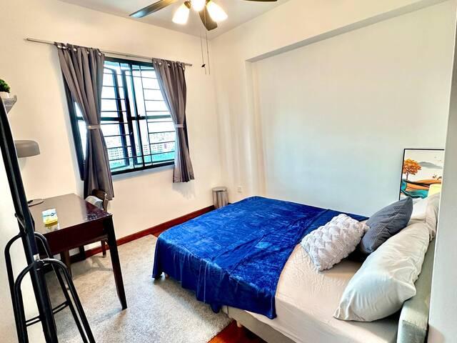 Vision co living master bedroom with toilet
