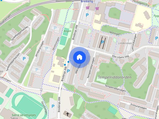 Vita Liljans Väg 75, Bredäng