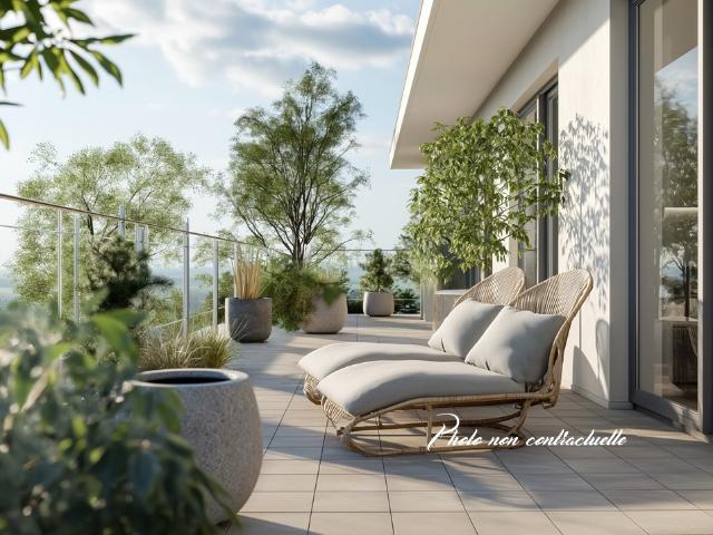 VITRE Appartement 5 pièces de 98.88m2 3ème étage ascenseur loggia de 30.92m2 garage double