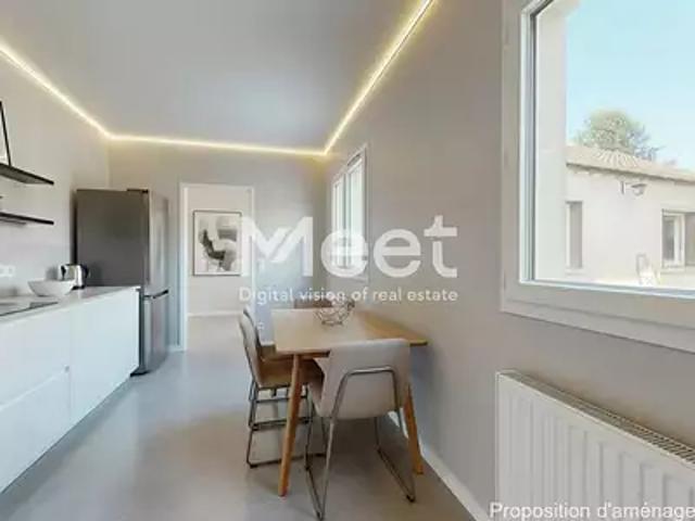 Vitry sur Seine 94400 Achat / Vente maison 3 pièces t3 jardin terrasse