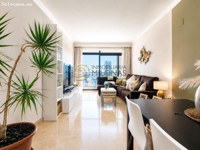 Vive en Vía Parque Benidorm con vistas al Mediterráneo – Apartamento de 2 dormitorios con terraza pa