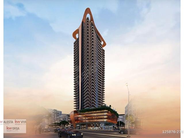 Viven Tower, 26. Kat, 1+1, Köşe Daire