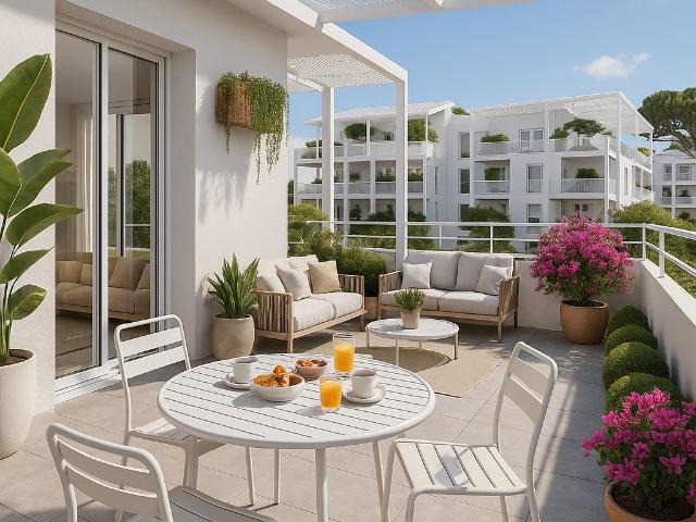 VIVEZ L’EXCEPTION: VOTRE ÉCRIN DE LUMIÈRE ET DE SÉRÉNITÉ AU CŒUR D’UNE RÉSIDENCE PRESTIGIEUSE 2 pièces, 46 m²