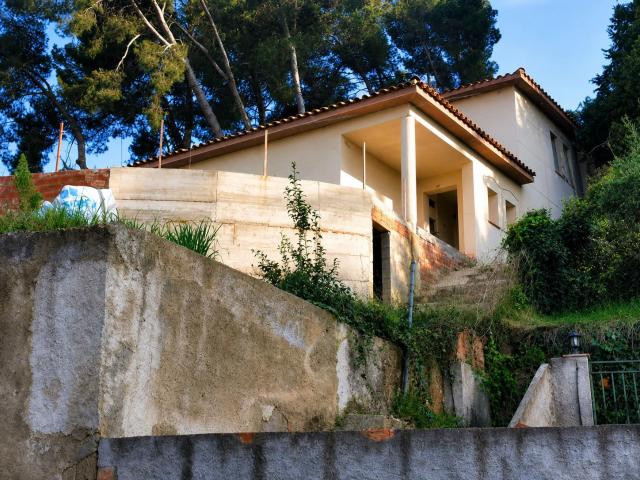 Vivienda unifamiliar en construcción en Can Canals Piera
