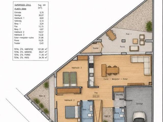Vivienda de lujo de 167 m2 en venta Castellar del Vallès, Cataluña