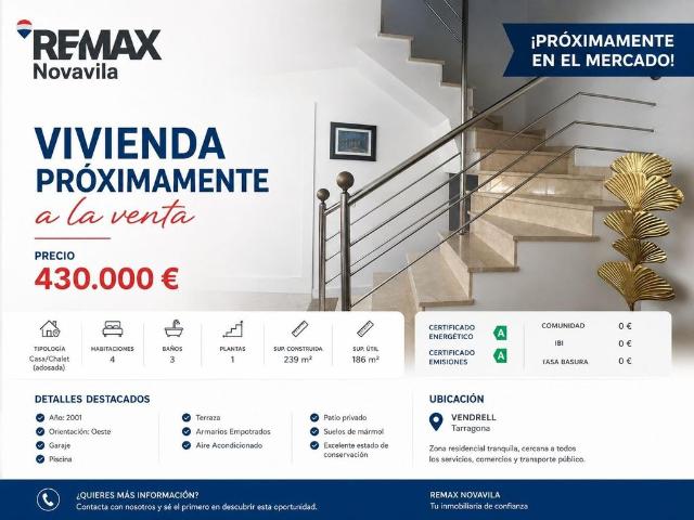Vivienda de lujo de 239 m2 en venta El Vendrell, Cataluña