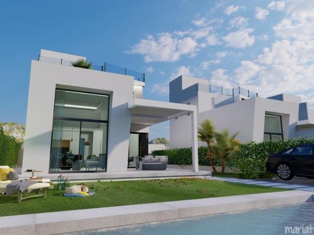 Vivienda en venta unifamiliar aislada, con un estilo moderno y minimalista