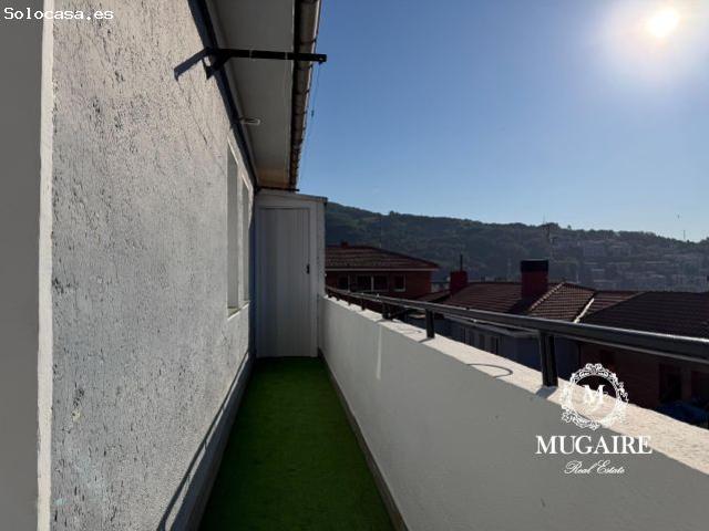 VIVIENDA EN EL CENTRO DE BASAURI CON UNA TERRAZA DE 9M DE LARGO