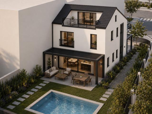 Vivienda Pareada de 2 plantas 140 m2 Construidos ampliable