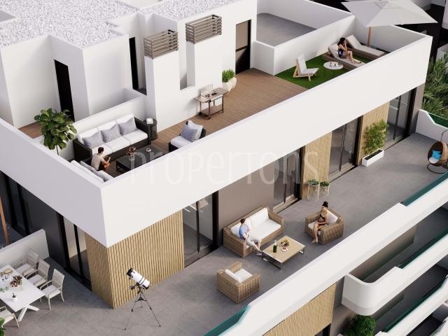 Viviendas Modernas con Áticos y Solárium en Santa Pola
