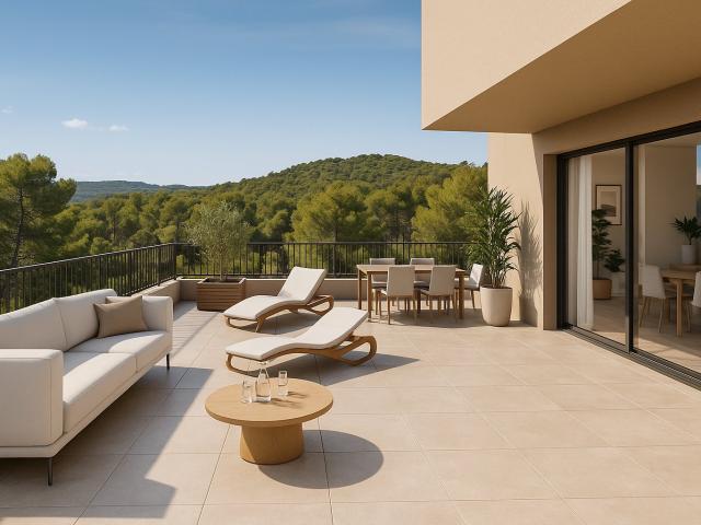 VIVRE COMME DANS UNE MAISON: T3 NEUF AVEC TOITURE TERRASSE EXCEPTIONNELLE 3 pièces, 65 m²